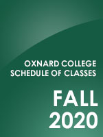 Schedule of Classes | Oxnard College