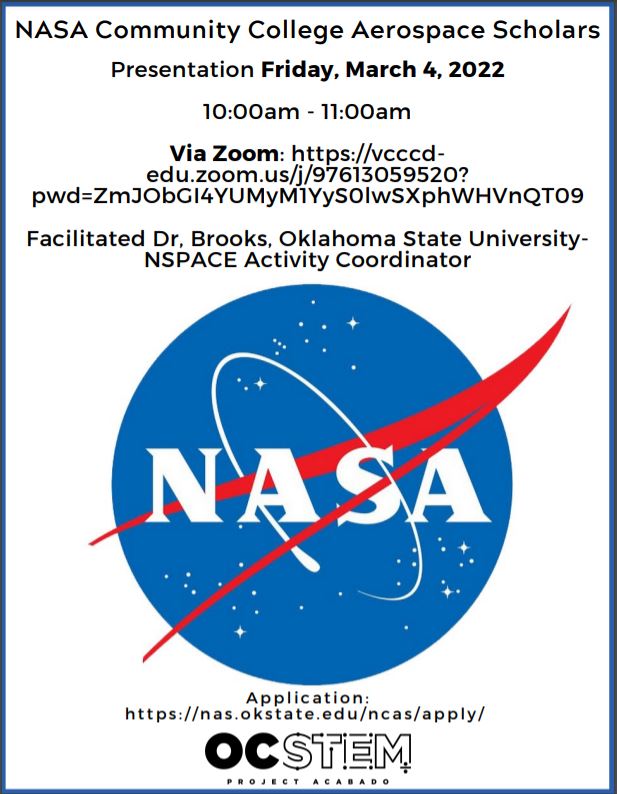 NASA NCAS Flyer