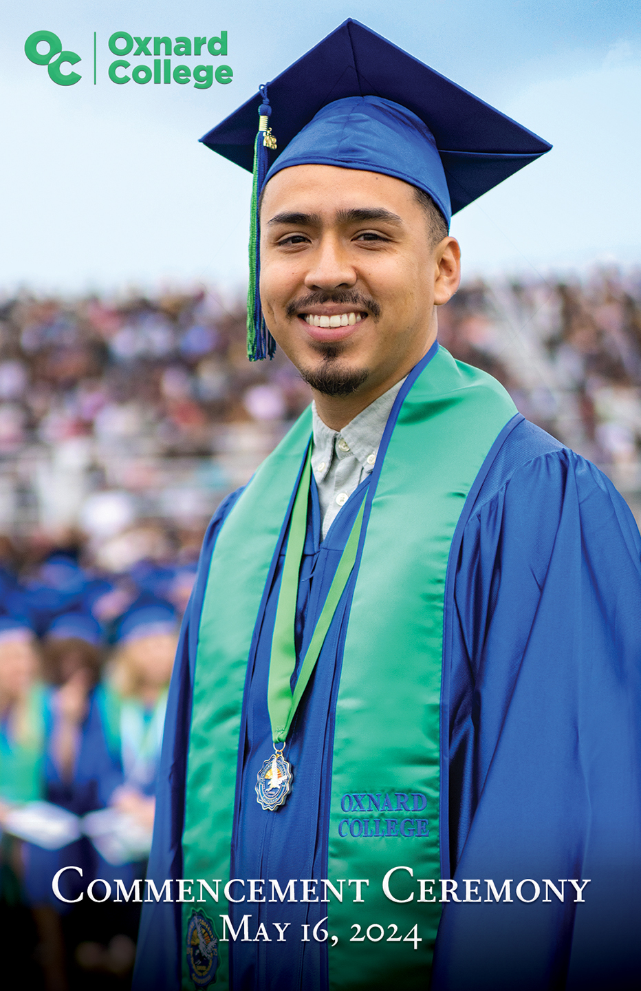 Commencement Program Cover of Male Student Graduate