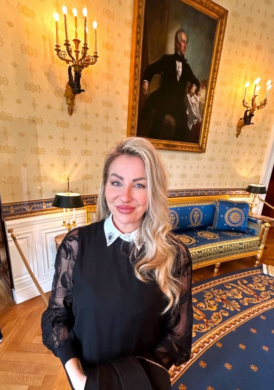 Professor Wilson-Gonzalez in the White House, Washington D.C., March 2024