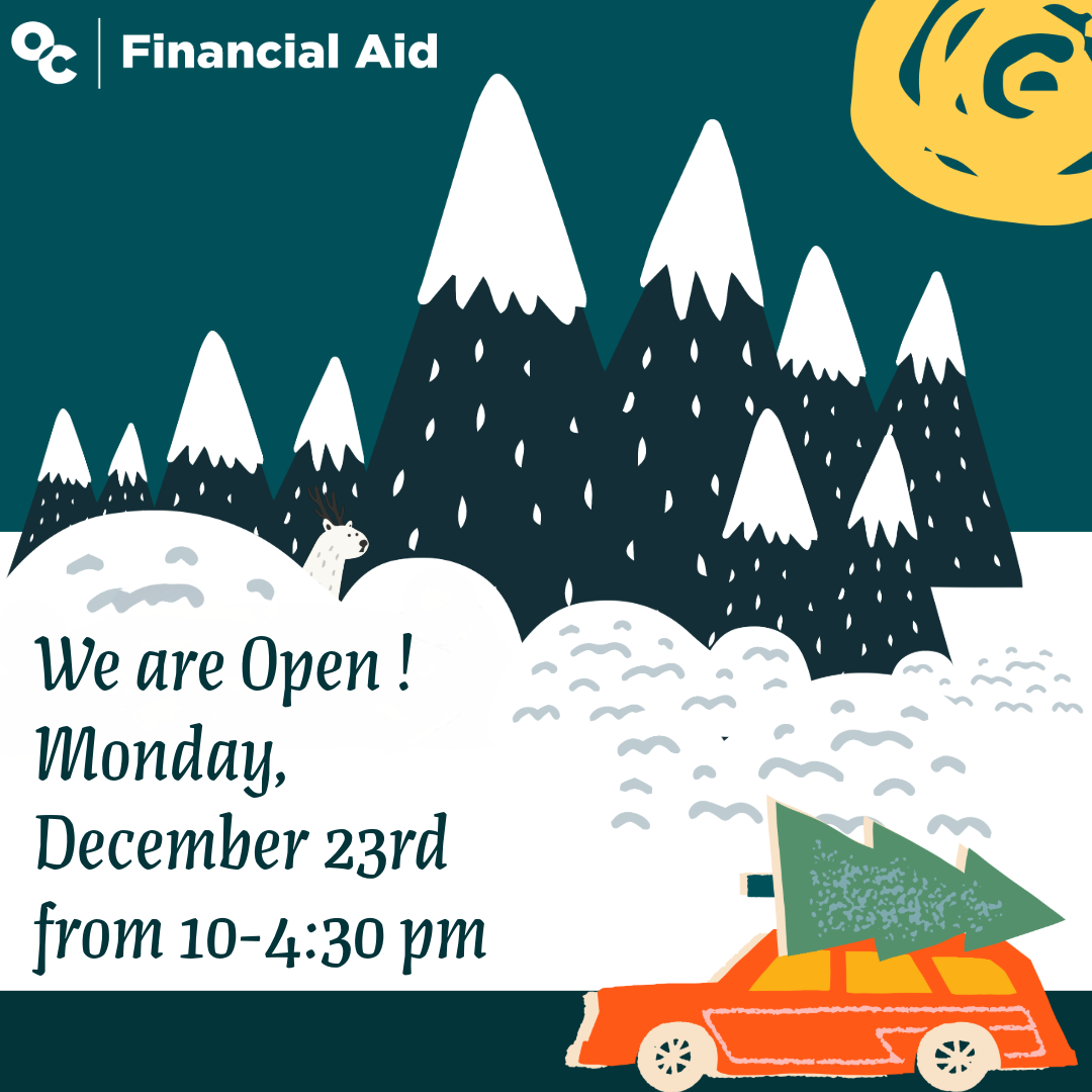 We are Open, Monday December 23rd from 10-4:30pm