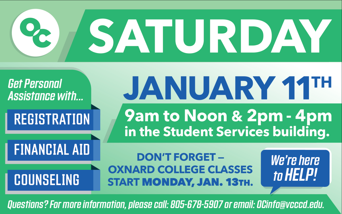 OC Saturday-January 11