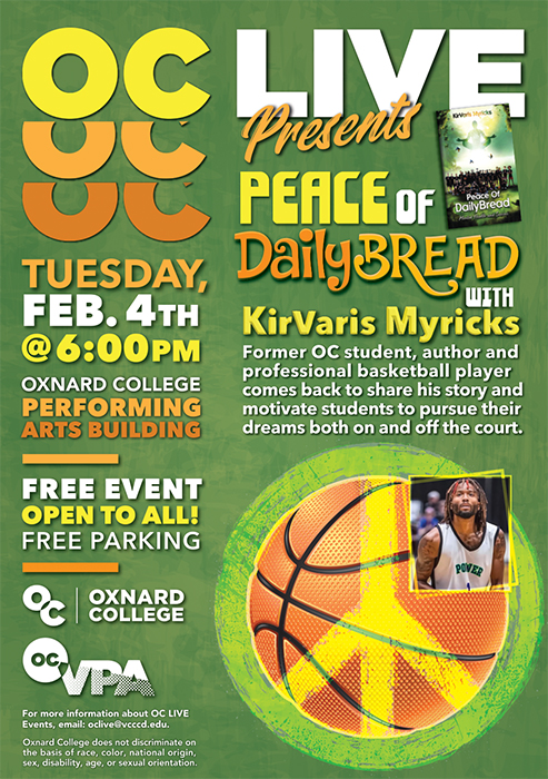 OC LIVE: Peace of DailyBread with KirVaris Myricks Flyer Image