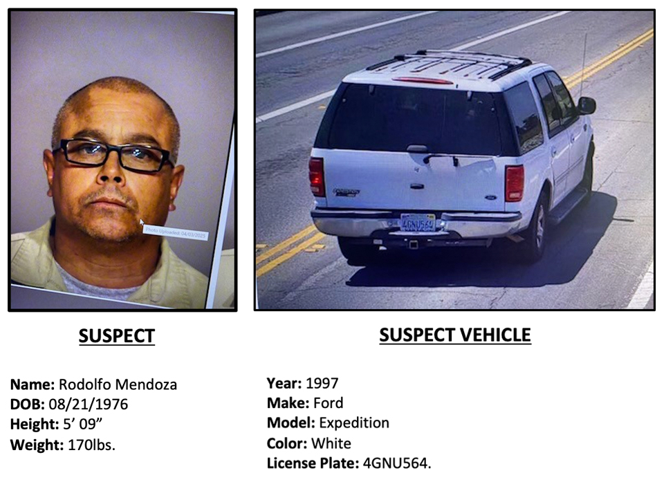 Be on the Look-Out Suspect Alert April 22, 2025