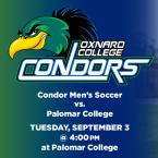 Men’s Soccer: OC Condors vs. Palomar College
