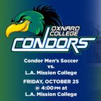 Men’s Soccer: OC Condors vs. L.A. Mission College