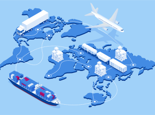 Logistics flow chart