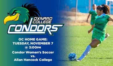 OC Women’s Soccer (Home Game) vs. Allan Hancock College