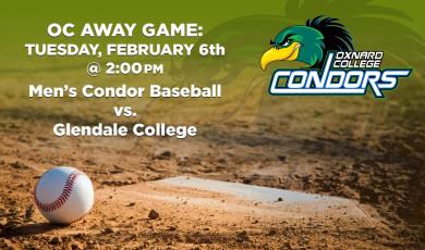 Men’s Baseball: OC Condors (Away Game) vs. Glendale College 