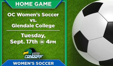 OC Women’s Soccer (Home Game) vs. Glendale College