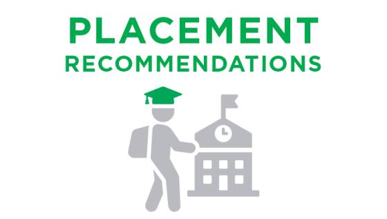 Placement Recommendations